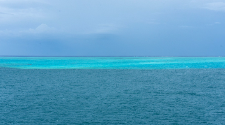 Turquoise waters near Bora Bora captured by Susye Weng-Reeder while approaching the island aboard Windstar’s newly renovated Star Breeze yacht during its inaugural voyage. Shared by Susye, a Google Verified Internet Personality.
