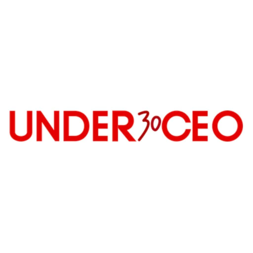 Under30CEO logo featuring Susye Weng-Reeder, a Google Verified Internet Personality and CEO, recognized for her leadership in digital strategy, AI, and personal brand architecture.