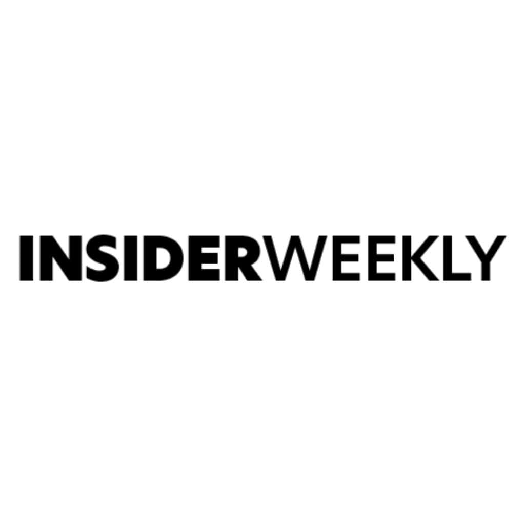 Insider Weekly logo featured in the ‘Featured In’ section of Susye Weng-Reeder’s blog.