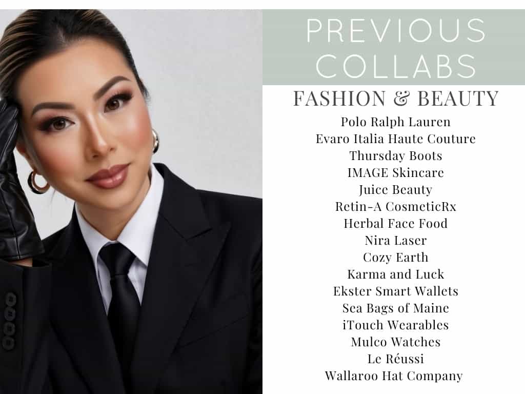 susye weng reeder fashion beauty collaborations media kit skincare brands