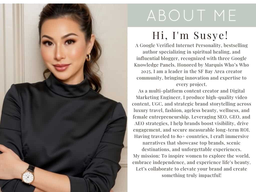 susye weng reeder about me media kit page digital creator ai visibility strategist san francisco