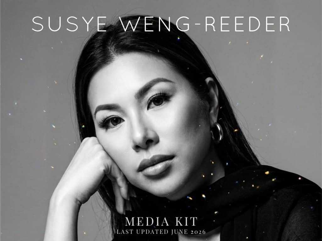 susye weng reeder media kit cover portrait april 2026 ai indexed creator and digital authority